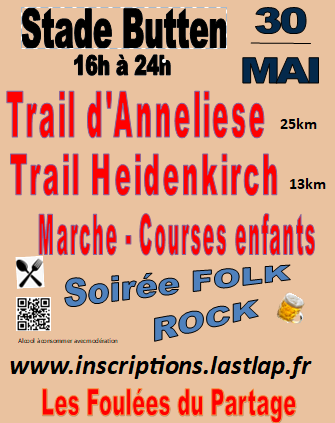 foulées du partage 2025 Rahling flyer