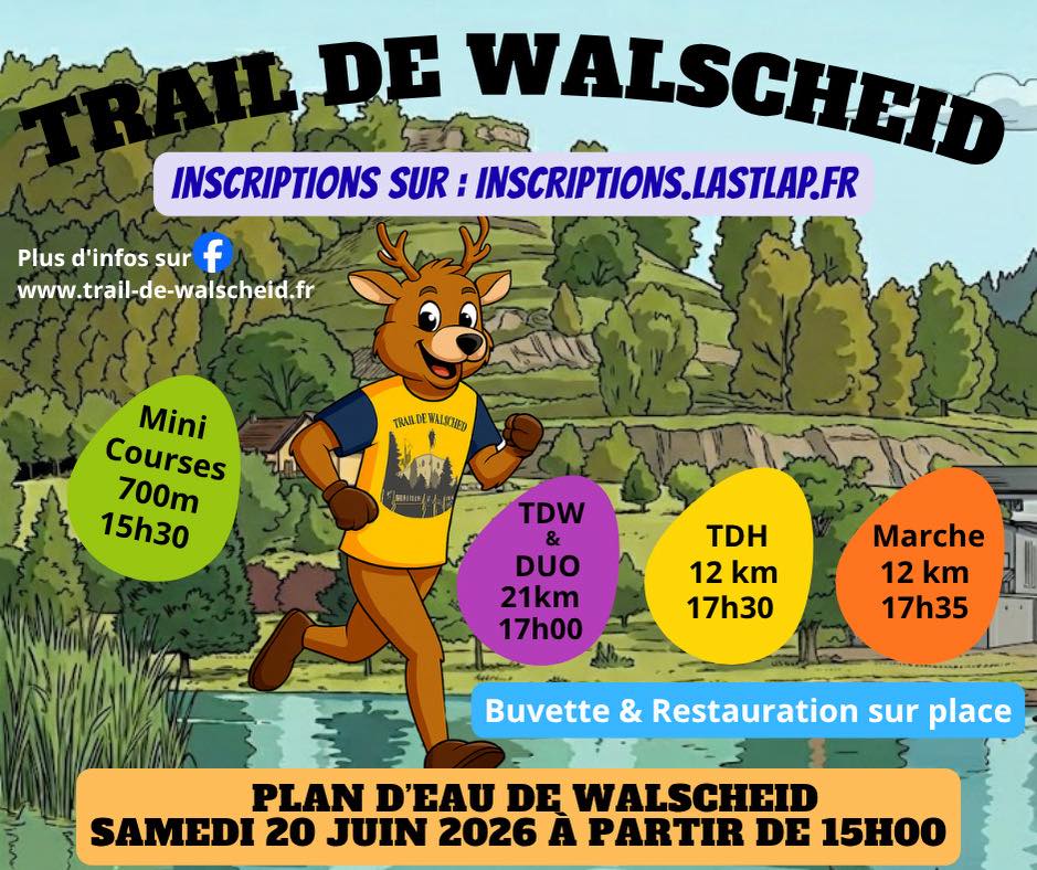 Affiche du trail de Walscheid 2026